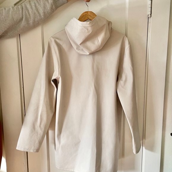Stutterheim Cream Raincoat - Picture 2 of 5